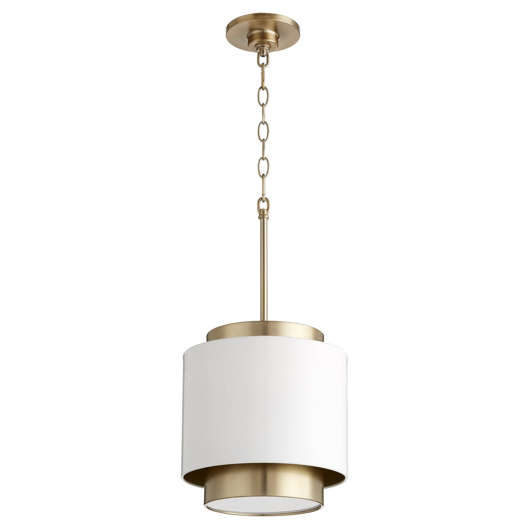 Quorum Drum Pendants 8010-0880 Pendant Light - Studio White