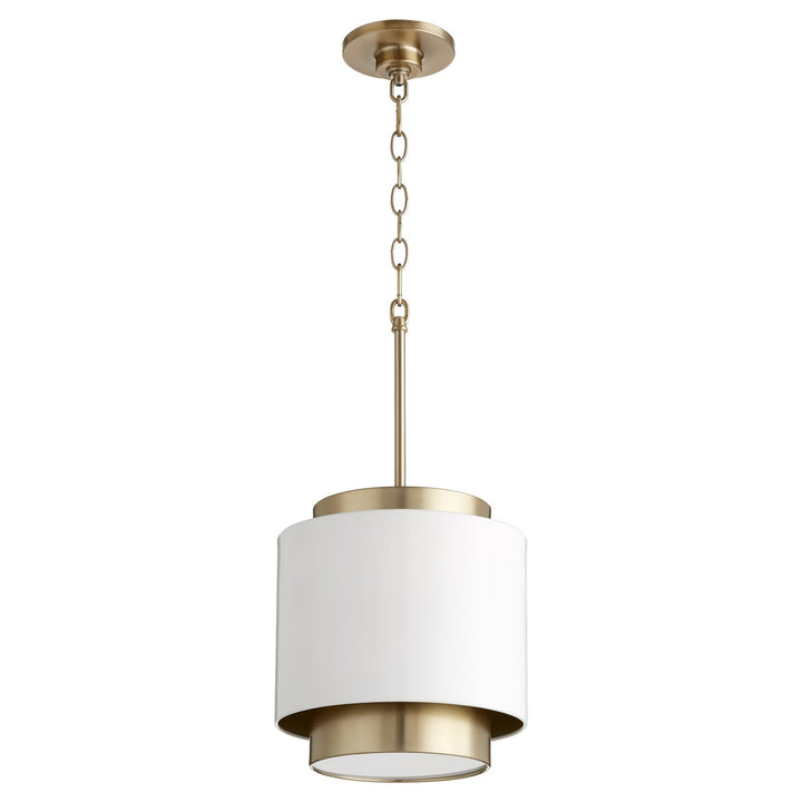 Quorum Drum Pendants 8010-0880 Pendant Light - Studio White
