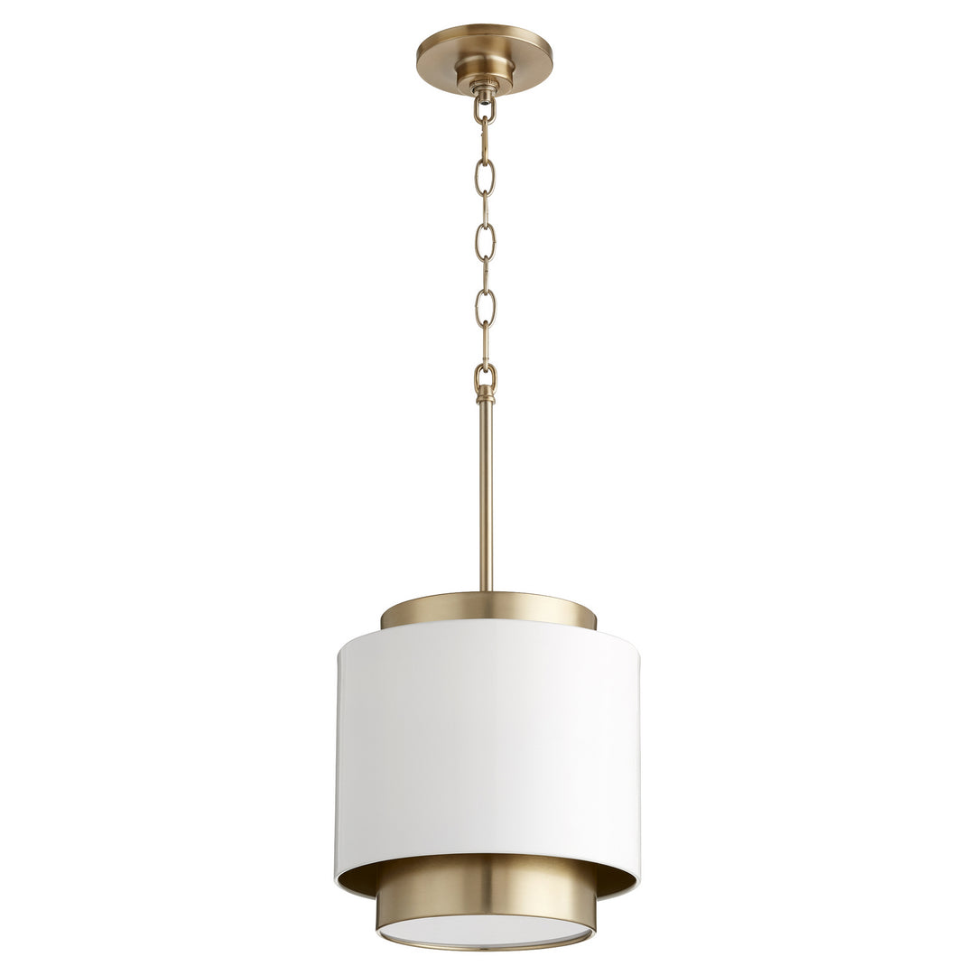 Quorum Drum Pendants 8010-0880 Pendant Light - Studio White