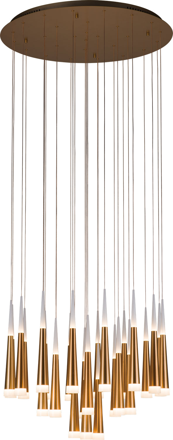 PageOne Meteor PP121040-BG Chandelier Light - Brushed Gold