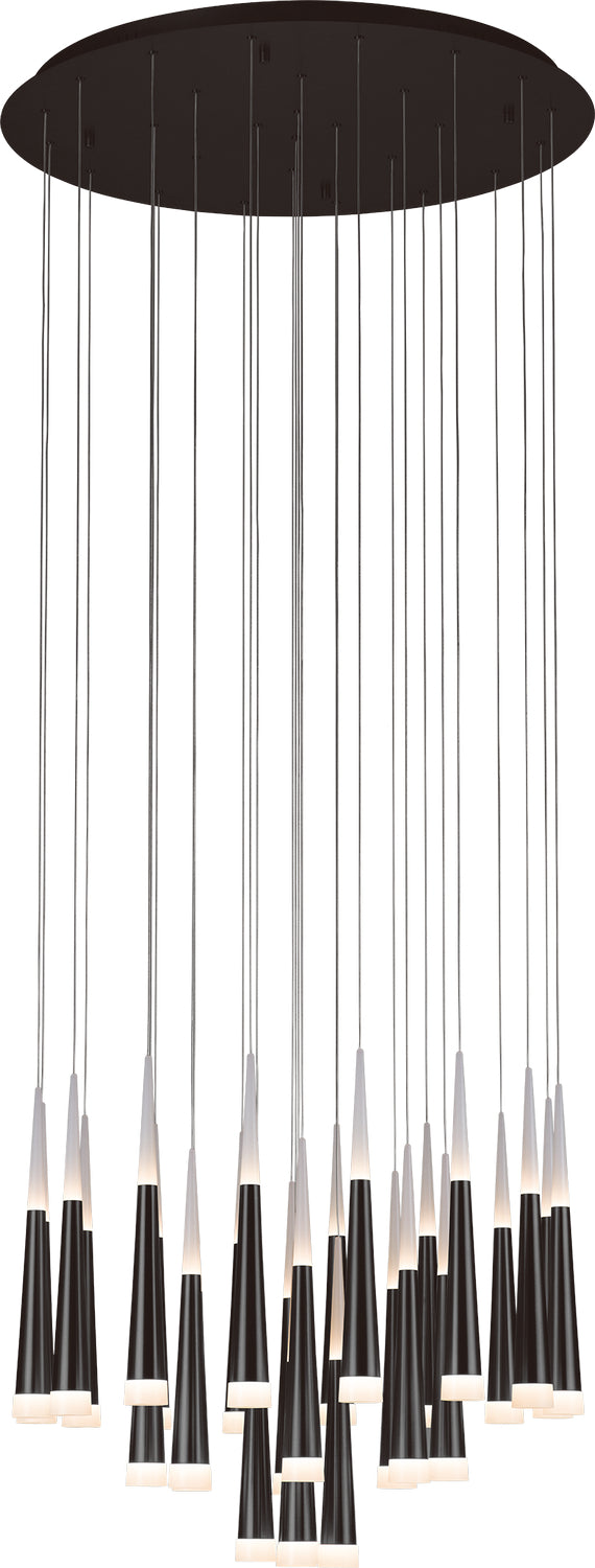 PageOne Meteor PP121040-SDG Chandelier Light - Satin Dark Gray