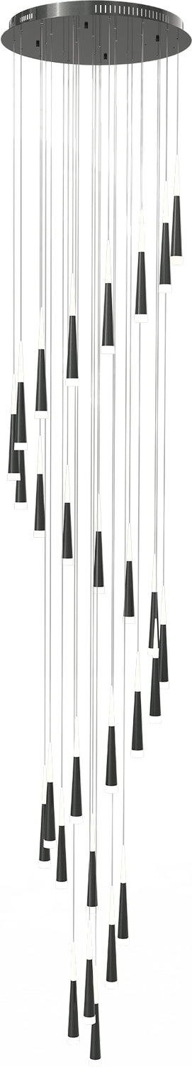 PageOne Meteor PP121396-SDG Chandelier Light - Satin Dark Gray