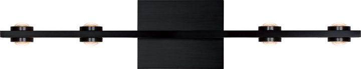 PageOne Aurora PW131319-SBB Bath Vanity Light 25 in. wide - Satin Brushed Black