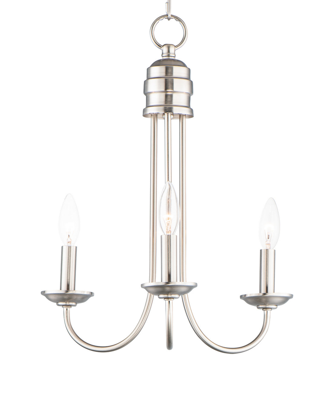 Maxim Logan 10343SN Chandelier Light - Satin Nickel