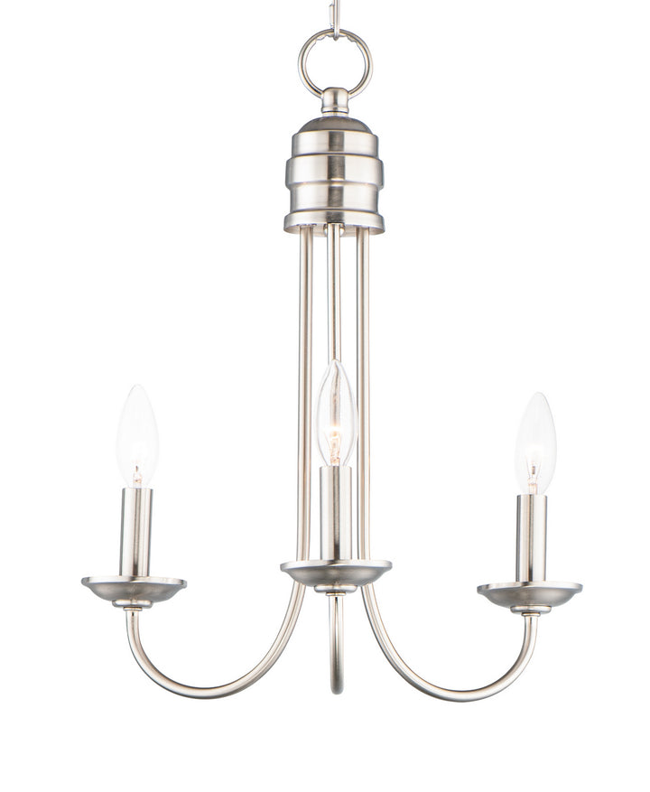 Maxim Logan 10343SN Chandelier Light - Satin Nickel