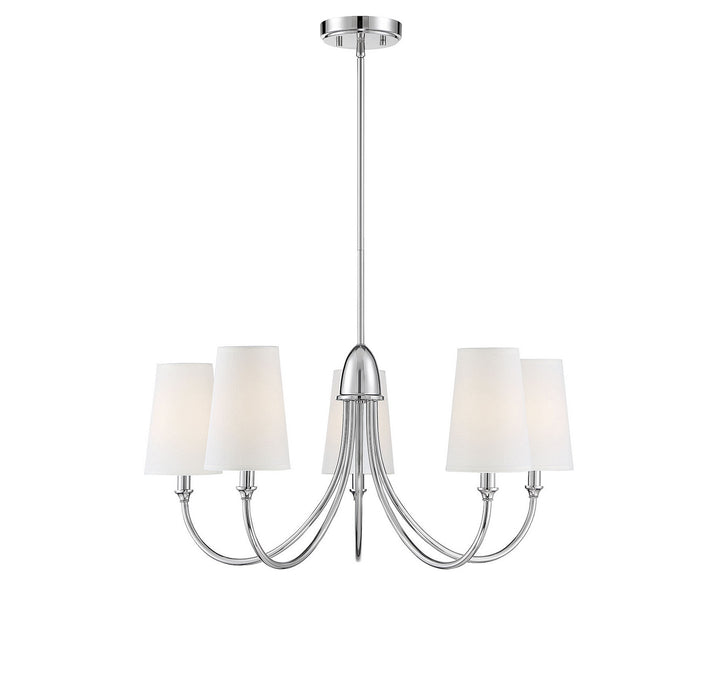 Savoy House Cameron 1-2540-5-109 Chandelier Light - Polished Nickel