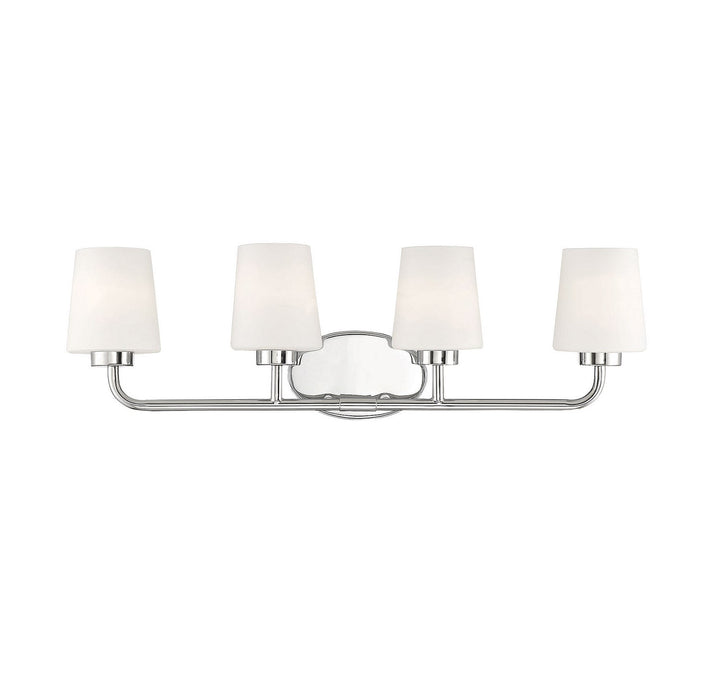Savoy House Capra 8-4090-4-109 Bath Vanity Light 31 in. wide - Polished Nickel
