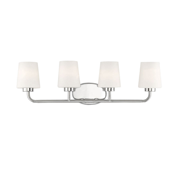 Savoy House Capra 8-4090-4-109 Bath Vanity Light 31 in. wide - Polished Nickel