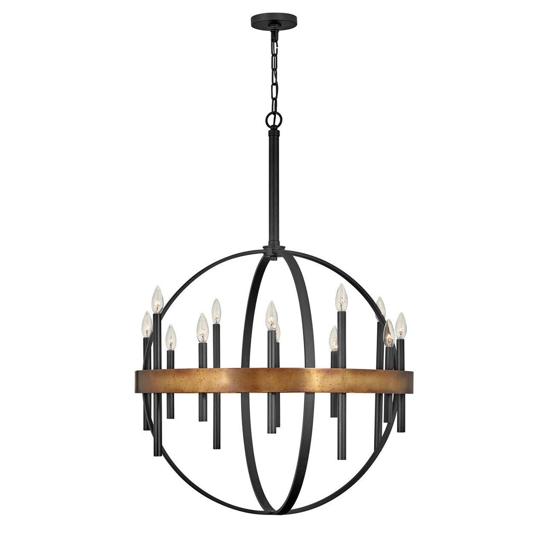 Hinkley Wells 3867WA Chandelier Light - Weathered Brass