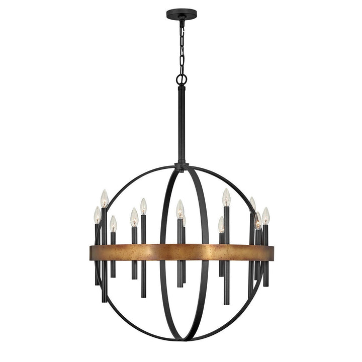 Hinkley Wells 3867WA Chandelier Light - Weathered Brass