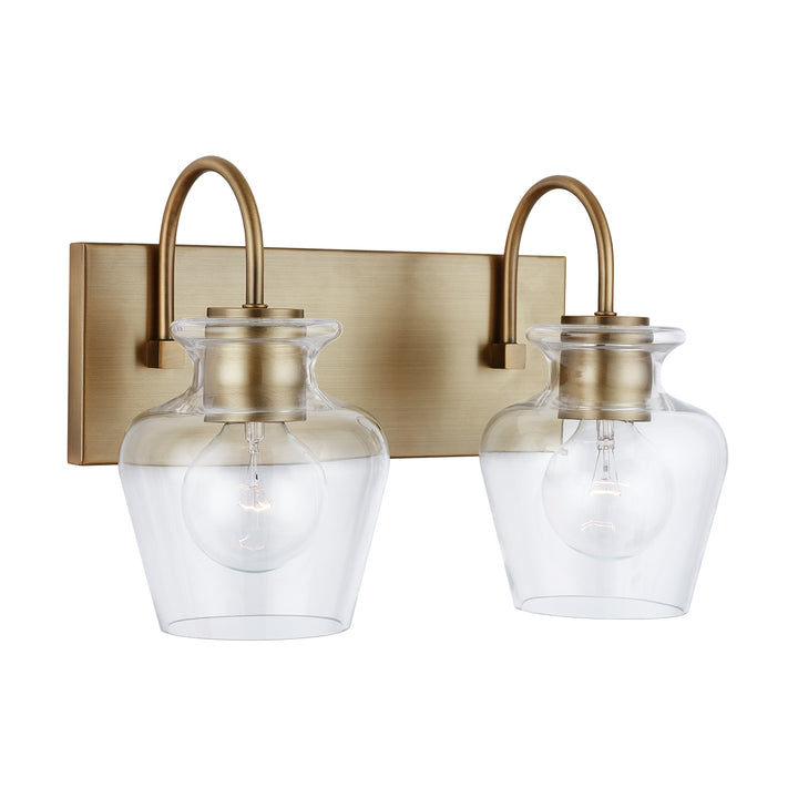 Capital Danes 138121AD-490 Bath Vanity Light 15 in. wide - Aged Brass