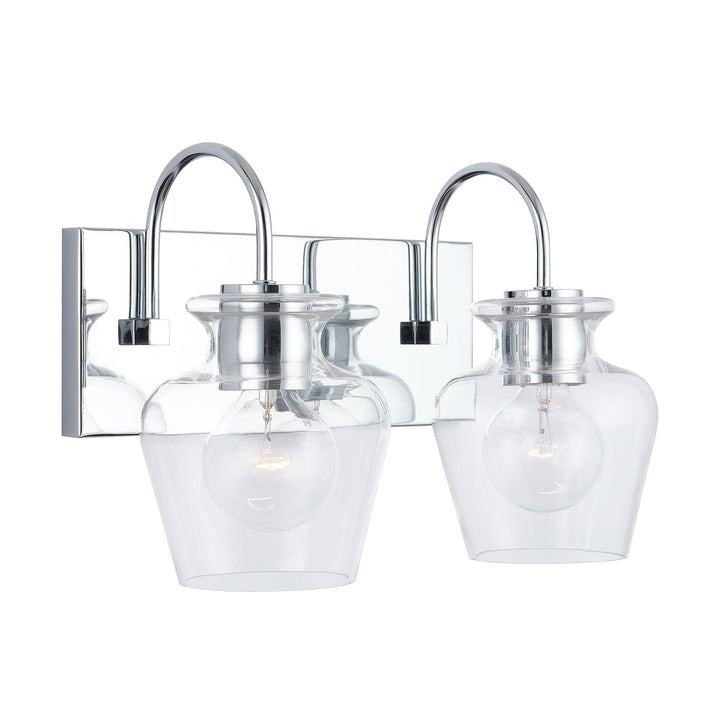 Capital Danes 138121CH-490 Bath Vanity Light 15 in. wide - Chrome