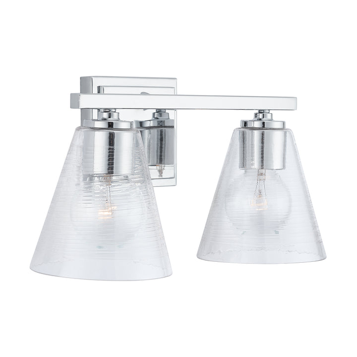 Capital Layla 138323CH-493 Bath Vanity Light 15 in. wide - Chrome