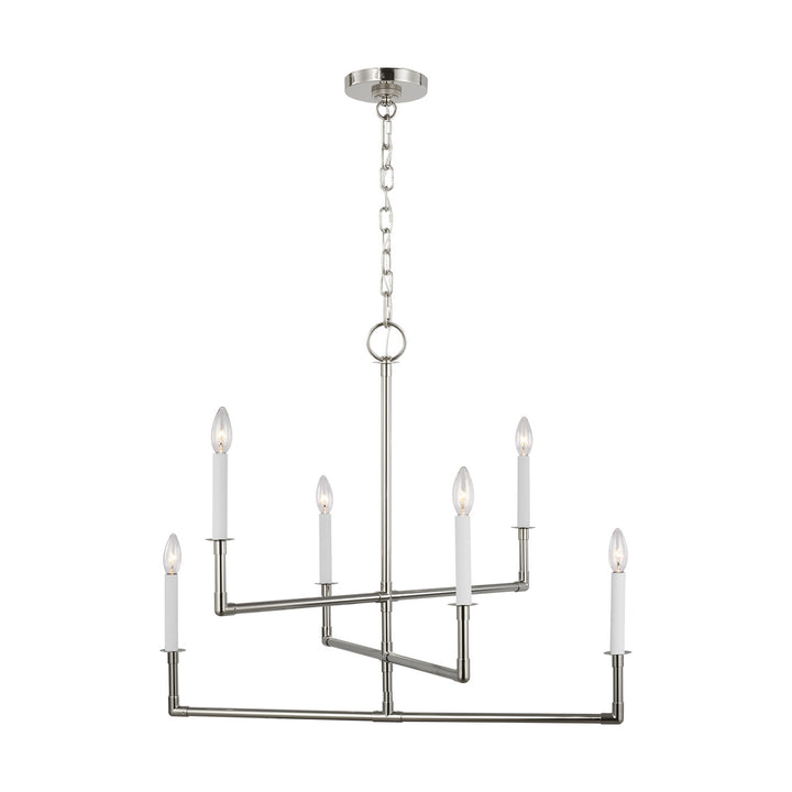 Visual Comfort Studio Bayview CC1346PN Chandelier Light - Polished Nickel