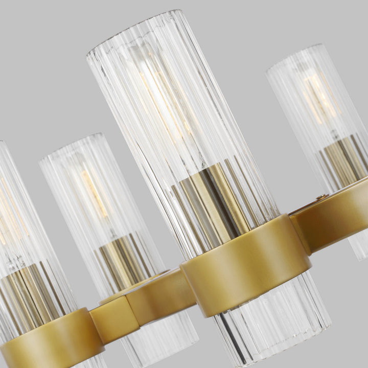 Visual Comfort Studio Geneva CC1378BBS Chandelier Light - Burnished Brass