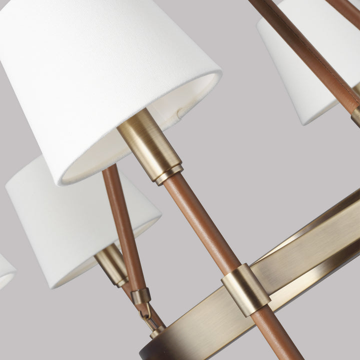 Visual Comfort Studio Katie LC1006TWB Chandelier Light - Time Worn Brass