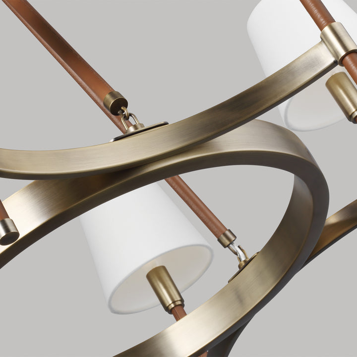 Visual Comfort Studio Katie LC1006TWB Chandelier Light - Time Worn Brass