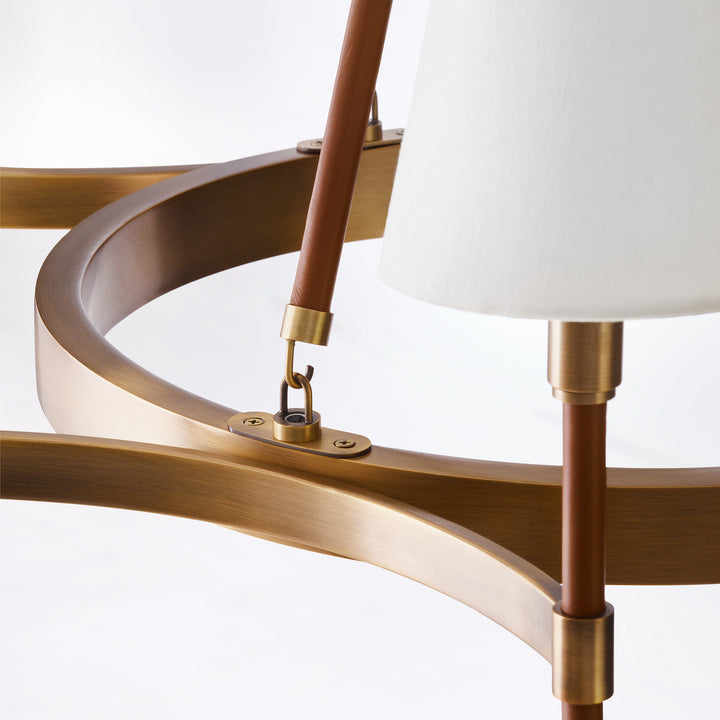 Visual Comfort Studio Katie LC1006TWB Chandelier Light - Time Worn Brass