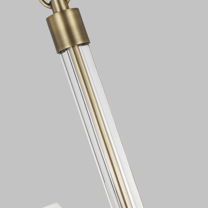 Visual Comfort Studio Robert LC1076TWB Chandelier Light - Time Worn Brass