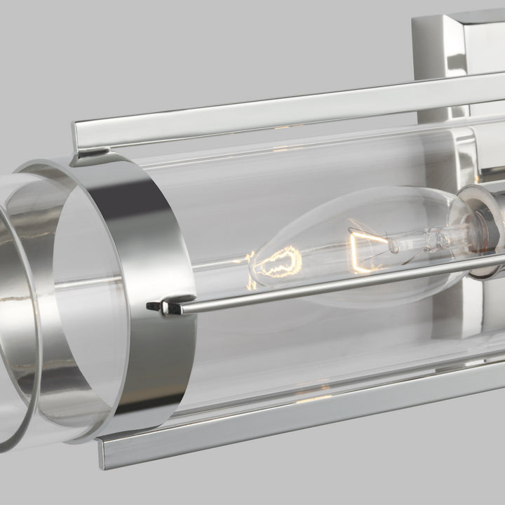 Visual Comfort Studio Flynn LV1002PN Bath Vanity Light 20 in. wide - Polished Nickel