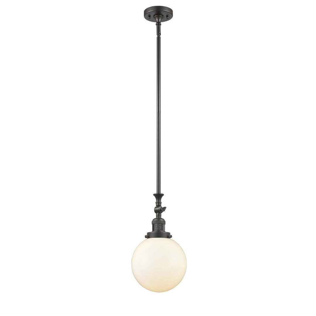 Innovations Franklin Restoration 206-OB-G201-8 Pendant Light - Oil Rubbed Bronze