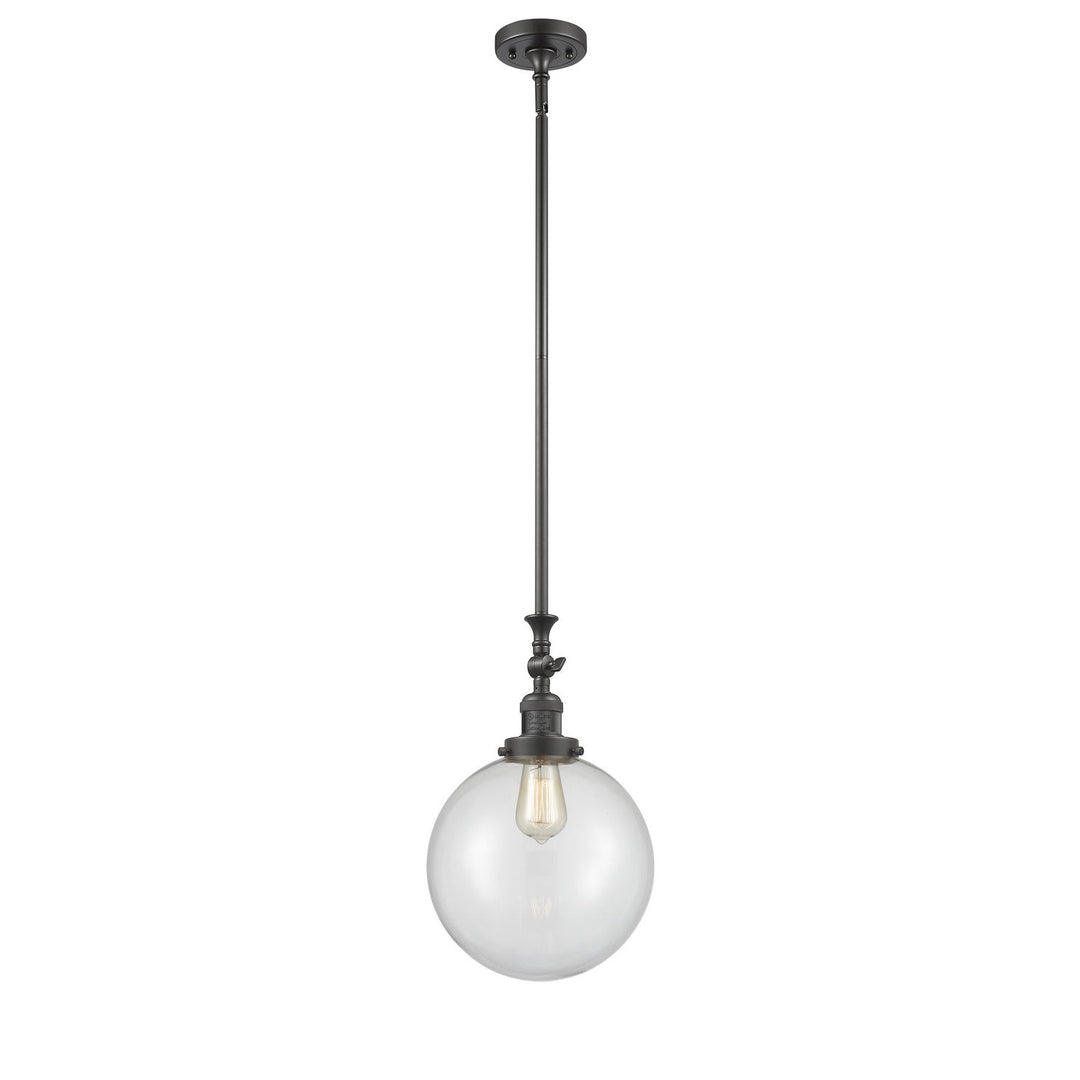 Innovations Franklin Restoration 206-OB-G202-10-LED Pendant Light - Oil Rubbed Bronze