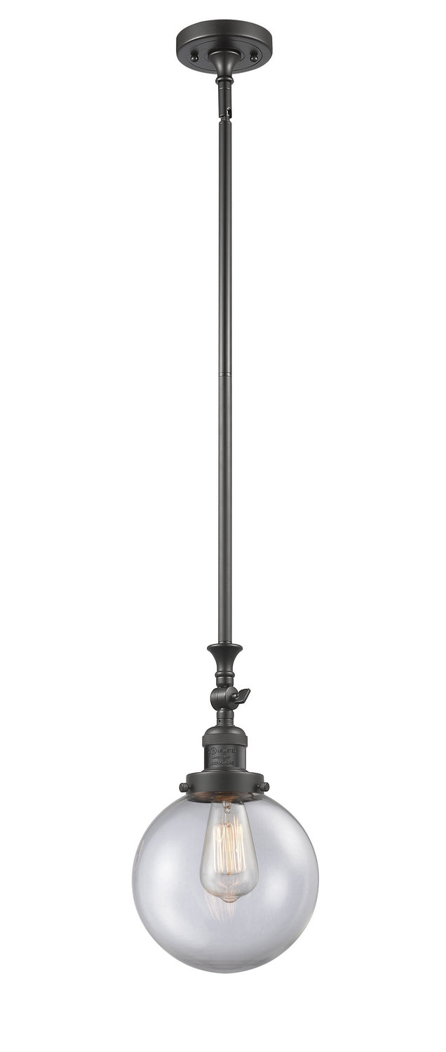 Innovations Franklin Restoration 206-OB-G202-8 Pendant Light - Oil Rubbed Bronze