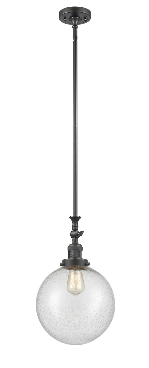 Innovations Franklin Restoration 206-OB-G204-10 Pendant Light - Oil Rubbed Bronze