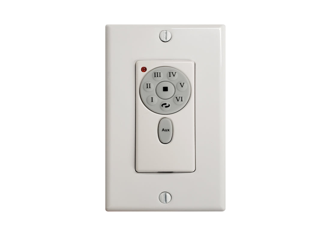 Matthews Fan Company AT-DC-WC Wall Switch Wall Control Ceiling Fan White
