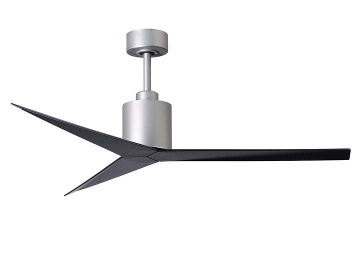 Matthews Fan Company Eliza EK-BN-BK Ceiling Fan 56 - Brushed Nickel, Matte Black/