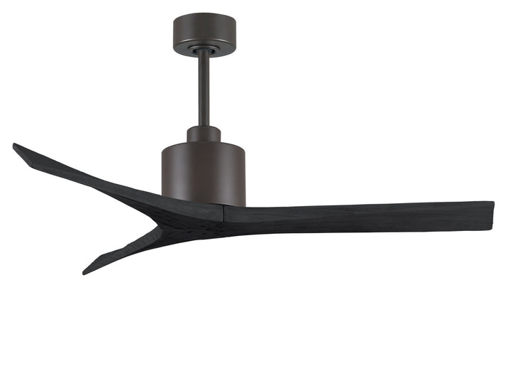 Matthews Fan Company Mollywood MW-TB-BK-52 Ceiling Fan 52 - Textured Bronze, Matte Black/