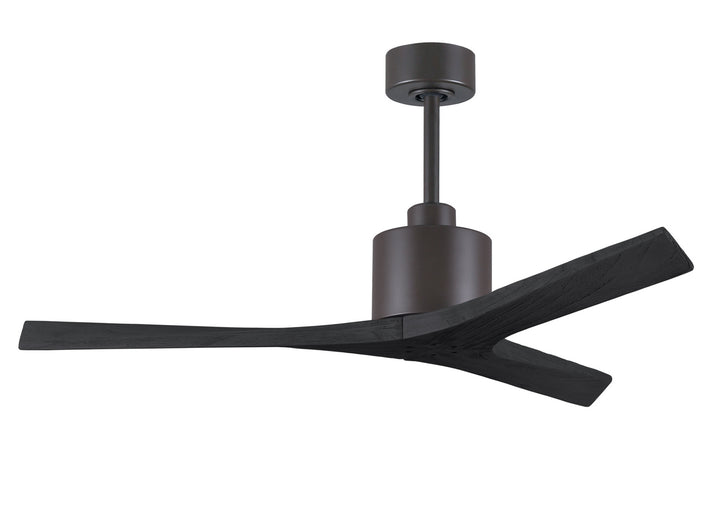 Matthews Fan Company Mollywood MW-TB-BK-52 Ceiling Fan 52 - Textured Bronze, Matte Black/