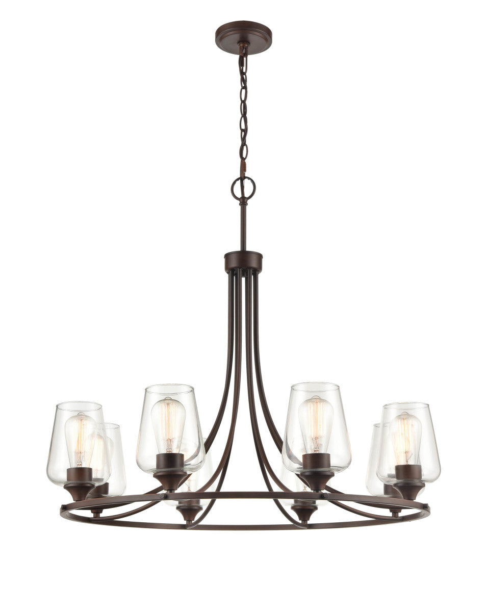 Millennium Ashford 9728-RBZ Chandelier Light - Rubbed Bronze