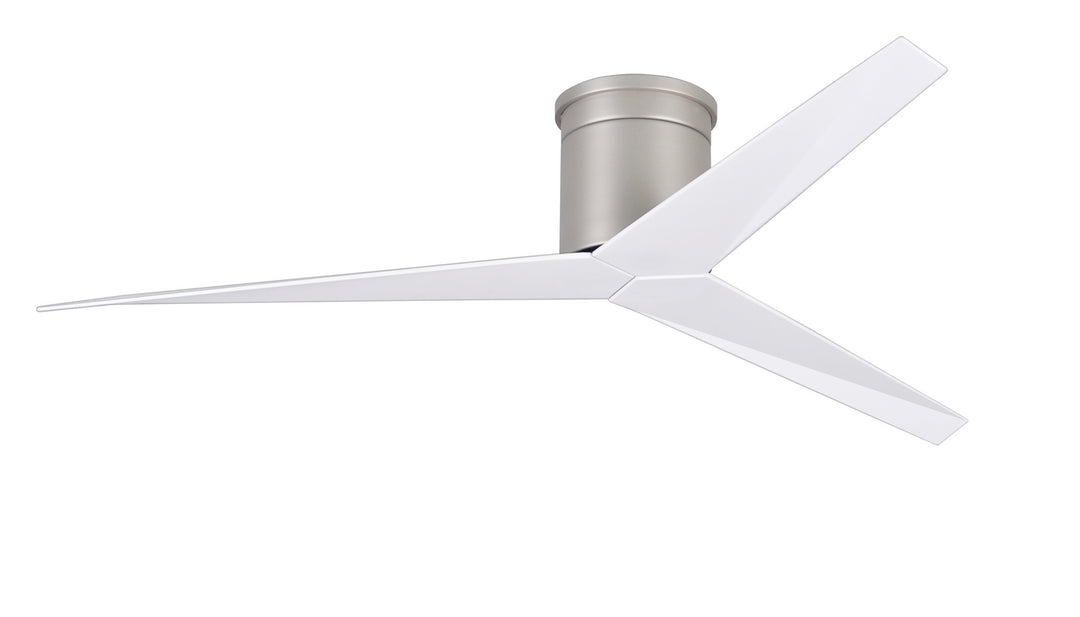 Matthews Fan Company Eliza EKH-BN-WH Ceiling Fan 56 - Brushed Nickel, Gloss White/