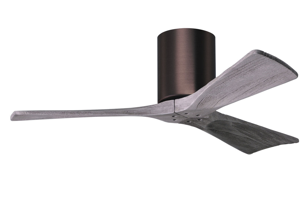 Matthews Fan Company Irene IR3H-BB-BW-42 Ceiling Fan 42 - Brushed Bronze, Barnwood Tone/