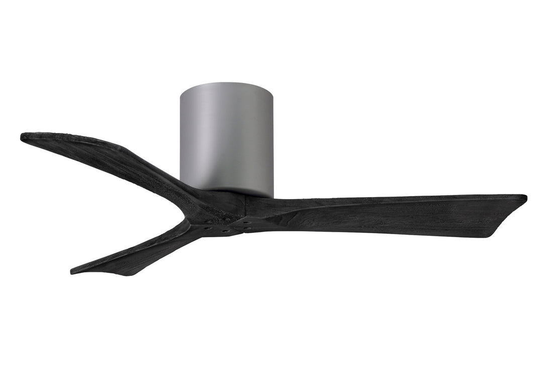 Matthews Fan Company Irene IR3H-BN-BK-42 Ceiling Fan 42 - Brushed Nickel, Matte Black/