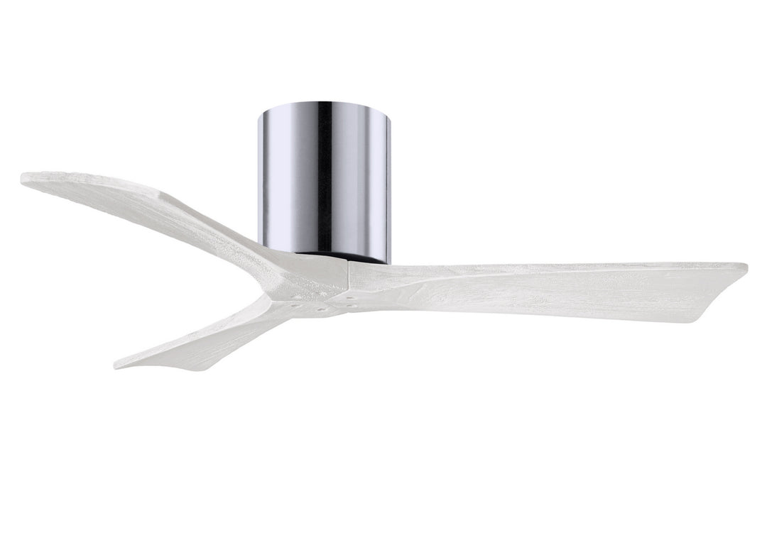 Matthews Fan Company Irene IR3H-CR-MWH-42 Ceiling Fan 42 - Polished Chrome, Matte White/