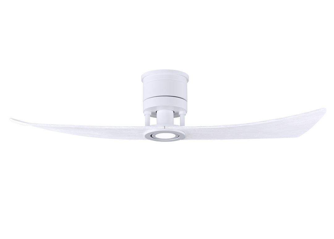 Matthews Fan Company Lindsay LW-MWH-MWH Ceiling Fan 52 - Matte White, Matte White/
