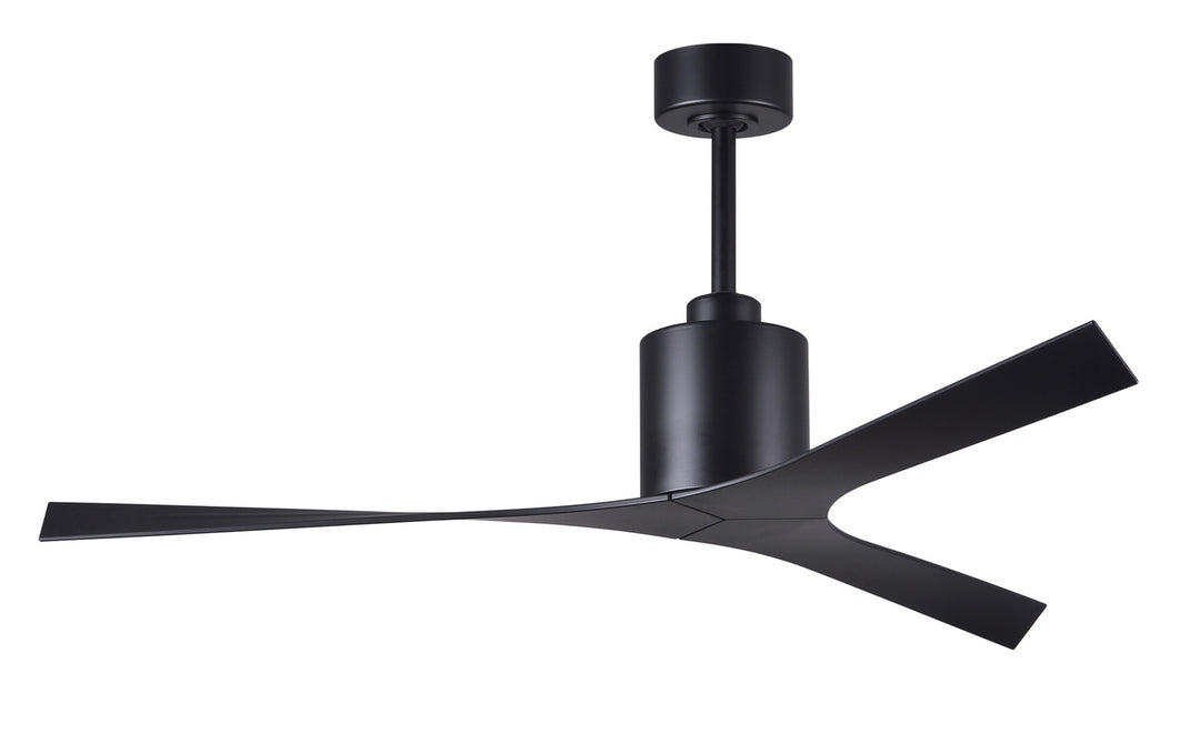 Matthews Fan Company Molly MK-BK-BK Ceiling Fan 56 - Matte Black, Matte Black/