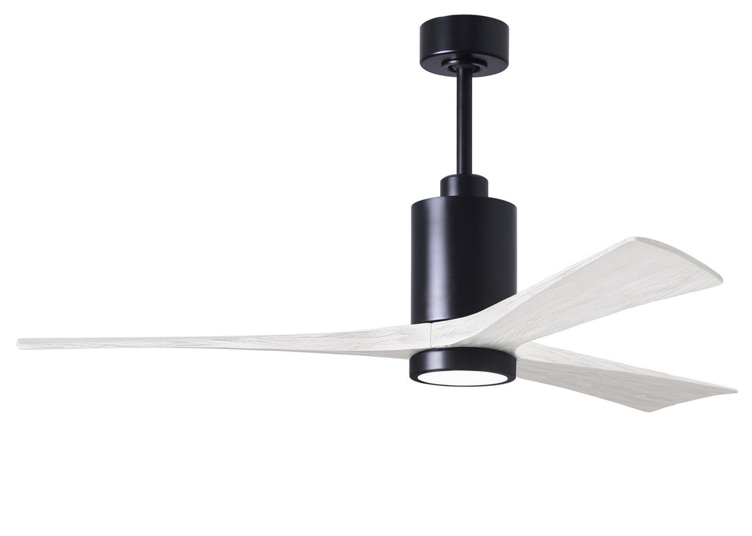 Matthews Fan Company Patricia PA3-BK-MWH-60 Ceiling Fan 60 - Matte Black, Matte White/