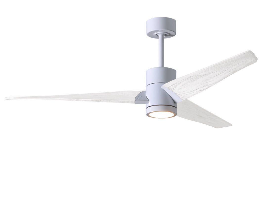 Matthews Fan Company Super Janet SJ-WH-MWH-52 Ceiling Fan 52 - White, Matte White/