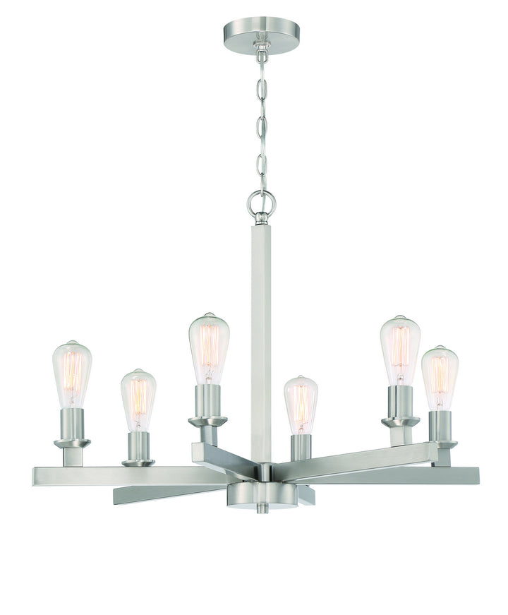Craftmade Chicago 53126-BNK Chandelier Light - Brushed Polished Nickel