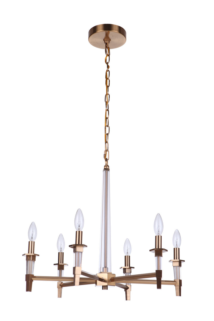 Craftmade Tarryn 53226-SB Chandelier Light - Satin Brass