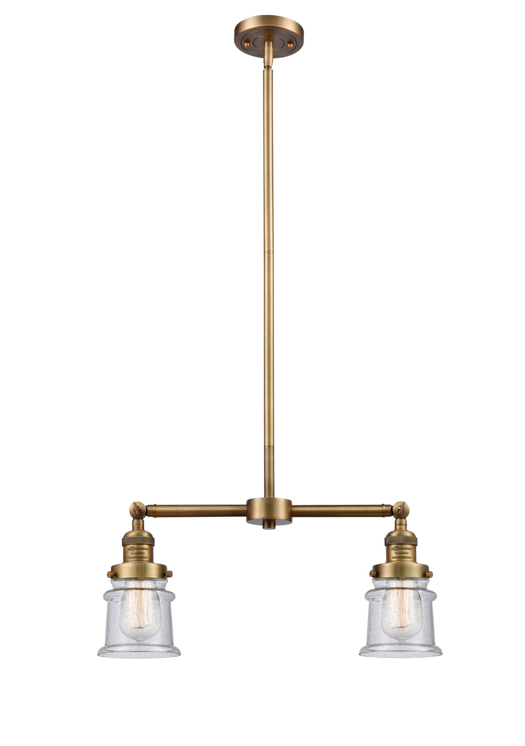Innovations Franklin Restoration 209-BB-G184S-LED Chandelier Light - Brushed Brass