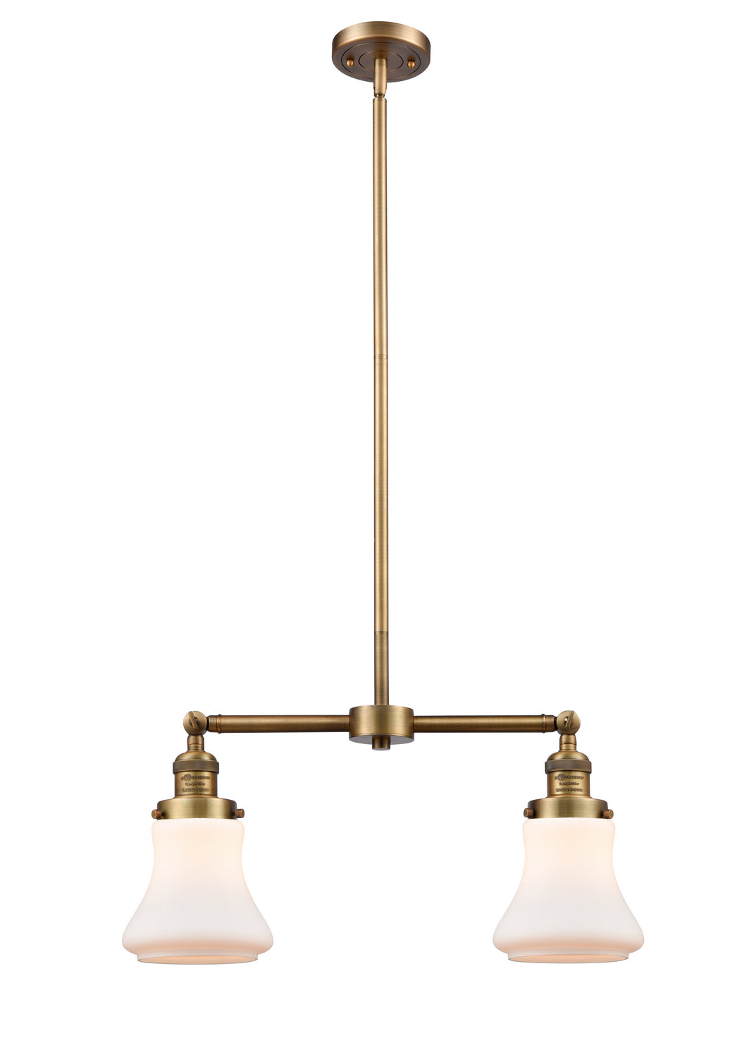 Innovations Franklin Restoration 209-BB-G191-LED Chandelier Light - Brushed Brass