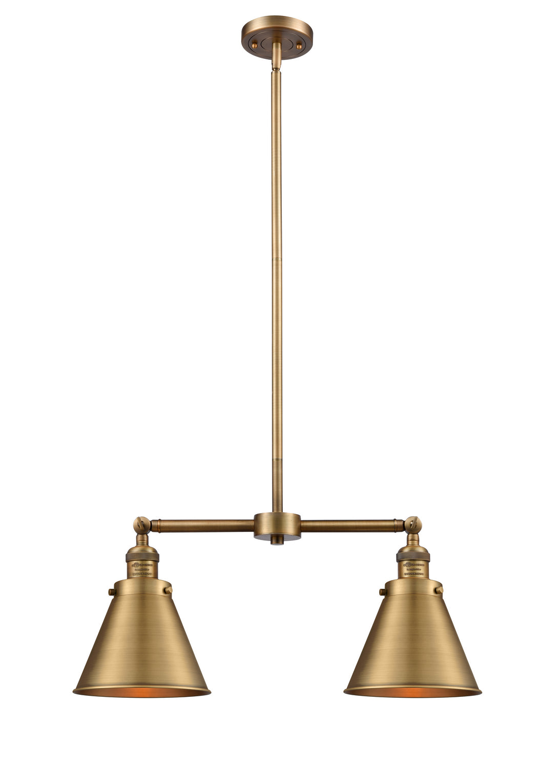 Innovations Franklin Restoration 209-BB-M13-BB Pendant Light - Brushed Brass