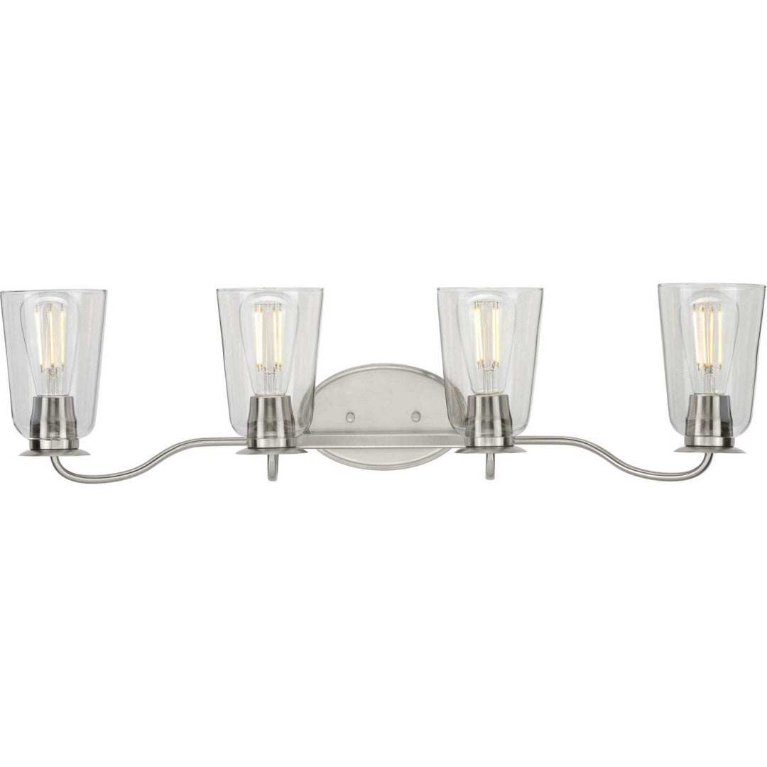 Progress Durrell P300264-009 Bath Vanity Light 32 in. wide - Brushed Nickel