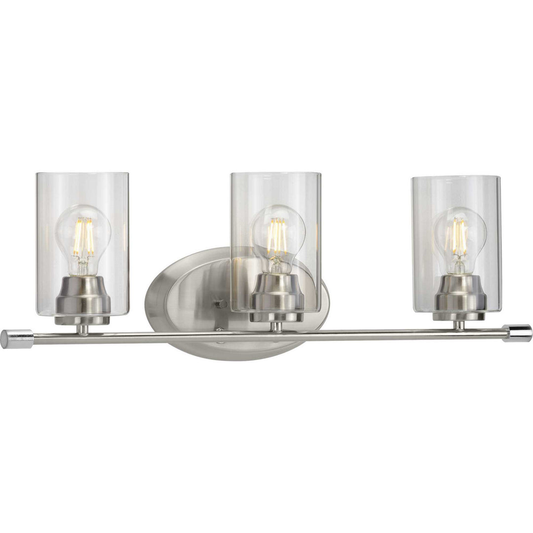 Progress Riley P300278-009 Bath Vanity Light 26 in. wide - Brushed Nickel