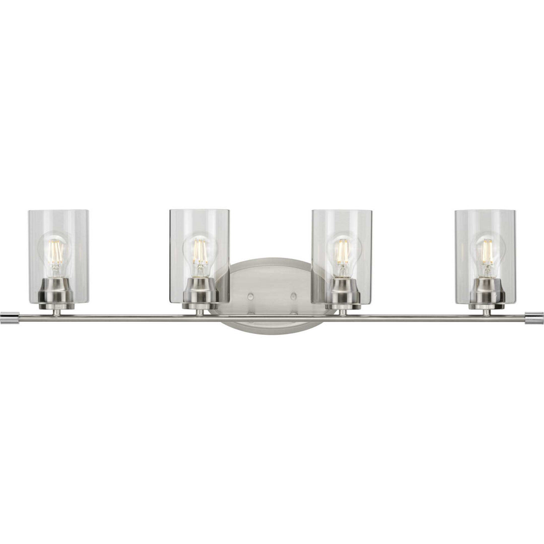 Progress Riley P300279-009 Bath Vanity Light 35 in. wide - Brushed Nickel