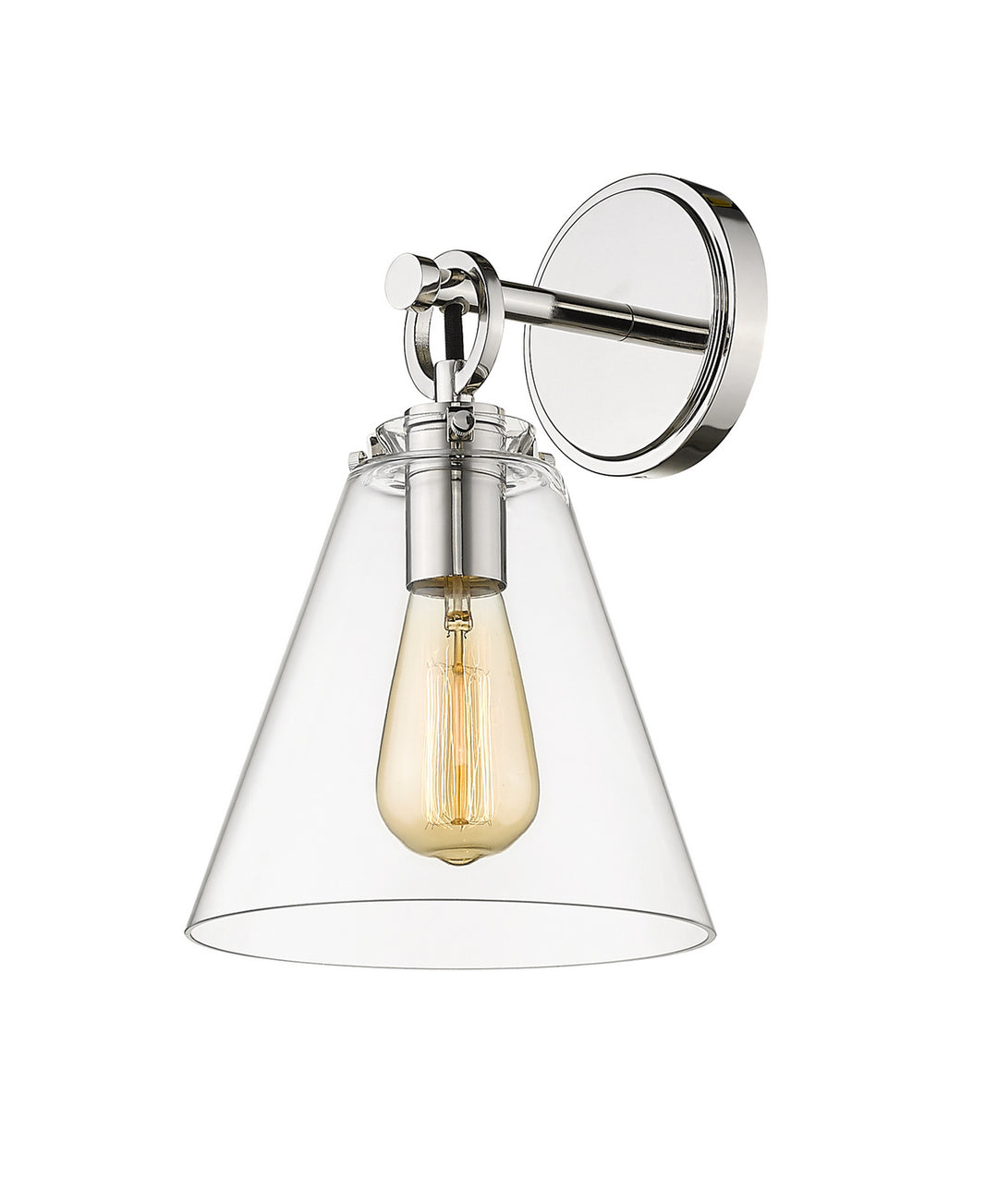 Z-Lite Harper 806-1S-PN Wall Sconce Light - Polished Nickel